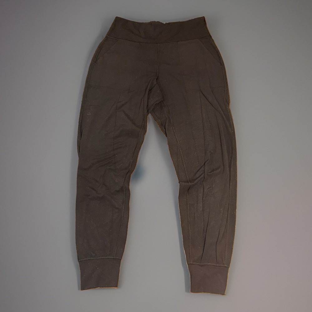 Lululemon Pants Womens 8 Black Align High Rise Jogger 28" Yoga Pockets Lounge